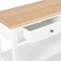 Dressoir 110x35x80 cm MDF wit - thumbnail