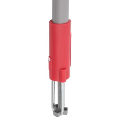 VidaXL Onkruidsteker 93,5 cm gepoedercoat staal rood en grijs - thumbnail