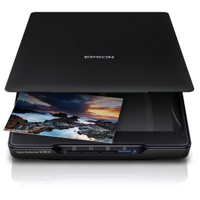 Epson Perfection V39II Flatbed scanner 4800 x 4800 DPI A4 Zwart Epson Perfection V39II Flatbed scanner 4800 x 4800 DPI A4 Zwart