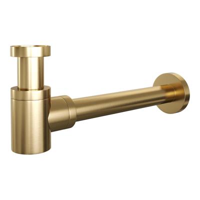 Design sifon compact in goud geborsteld PVD