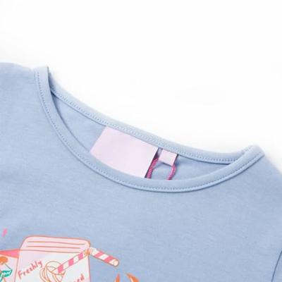 Kindershirt 140 blauw Kindershirt 140 blauw