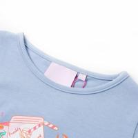 Kindershirt 140 blauw - thumbnail
