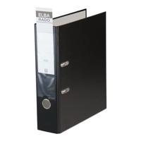 Elba Ordner Rado brillant DIN A4 Rugbreedte: 80 mm Zwart 2 beugels 100022617 - thumbnail