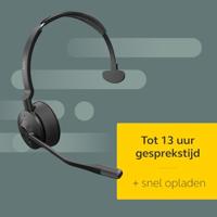 Jabra Engage 75 SE Mono On Ear headset Bluetooth, DECT, Kabel Mono Zwart Noise Cancelling Microfoon uitschakelbaar (mute), NFC - thumbnail