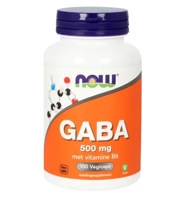 NOW GABA 500mg Capsules NOW GABA 500mg Capsules