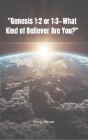 "Genesis 1:2 or 1:3-What Kind of Believer Are You?" - Cindy Mezas - ebook - thumbnail