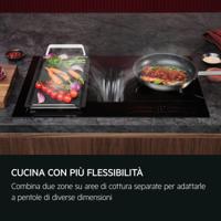 AEG Kookplaat met afzuiging - 7000 ComboHob SenseFry 80 cm NCH84C23CB - thumbnail