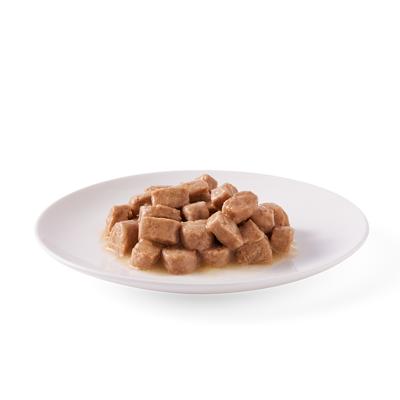 Yarrah natvoer kat blik chunks bio kip & kalkoen 405gr