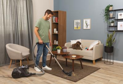 Zakloze stofzuiger - HOOVER - HP321PAF - 850 W - 75 dBA - 2 L - Grijs