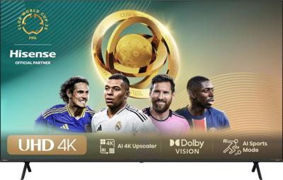 Hisense 85A6N - UHD 4K, VIDAA Smart TV, 85 inch, Dolby Vision, speelmodus Plus, DTS Virtual X, tv-spraakbediening, dubbele volumeregeling, automatisch DTT-kanaalbeheer (nieuw 2024)