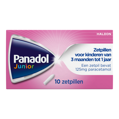 Panadol Junior Zetpillen 125mg 3 Maanden - 1Jaar Panadol Junior Zetpillen 125mg 3 Maanden - 1Jaar