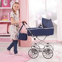 Poppenwagen Reig Classic Deluxe 70 x 42 x 89 cm Blauw - thumbnail