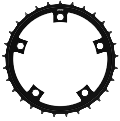 Enduo Kettingblad 64t cargo 5-b 130-bcd di2 cl-41.7 - zwart