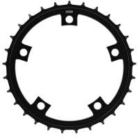 Enduo Kettingblad 64t cargo 5-b 130-bcd di2 cl-41.7 - zwart - thumbnail