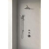 Thermostatisch Inbouwdoucheset Brauer Brushed 20 cm Hoofddouche Wandarm 3 Standen Handdouche op Glijstang Geborsteld Nikkel Brauer - thumbnail