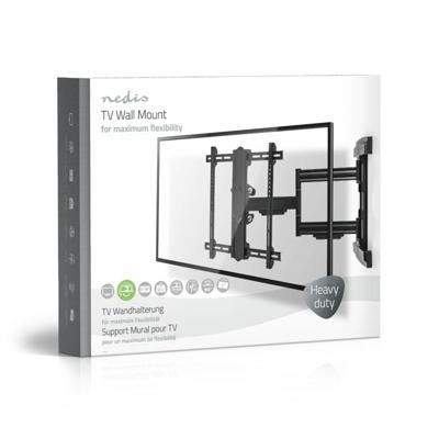 Nedis Draai- en Kantelbare TV-Muurbeugel | 37-80 " | Zwart | 1 stuks - TVWM6550BK TVWM6550BK