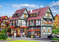 Vollmer 43683 H0 Ingestelde met lunchroom met eissalon - thumbnail