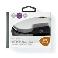 Nedis USB-C Adapter | USB-C Male naar HDMI Female | 0.2 m met Euro Lock | 1 stuks - CCBW64652AT02 CCBW64652AT02 - thumbnail