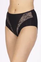Katoenen corrigerend ondergoed - Tailleslip - Buik corrigerende kanten shapewear - thumbnail