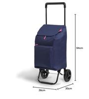 Winkelwagen Gimi Argo 37 x 33 x 95,5 Blauw 45 L - thumbnail