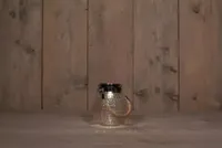 Solar glas 10,5x12,5 cm roze Anna's Collection - Annas collection - thumbnail