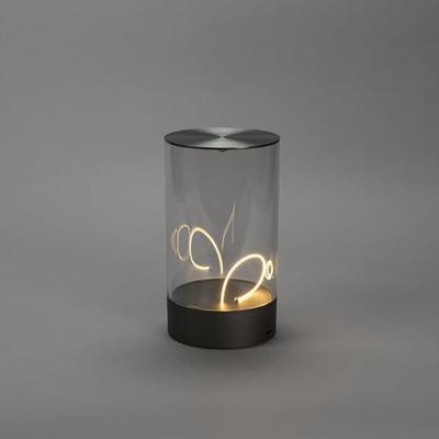 KonstSmide Oplaadbare lampEdison M antraciet - 7848-370