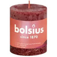 Bolsius Stompkaars 8cm Velvet Rood - thumbnail