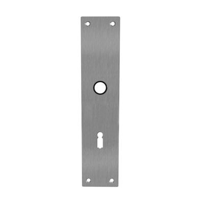 Intersteel renovatieschild rechthoekig 250x55x2mm sleutelgat 72mm - RVS