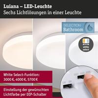 Paulmann 75408 Luiana IP44 3000 - 5700K 1750lm 230V 16,5W dimmbar Plafondlamp LED 16.5 W Wit - thumbnail