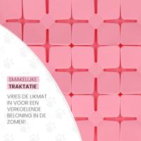 Eat Slow Live Longer Lick Mat Dimensions Flower Pink - thumbnail