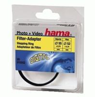 Hama Verloopring 55mm lens naar 52mm filter of accessoire - thumbnail