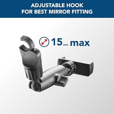 Cellularline HANDYMIRRORK Telefoonhouder voor in de auto 360° draaibaar