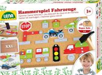 Lena hamertje tik spel met houten figuren en spijkertjes 64 delig - thumbnail