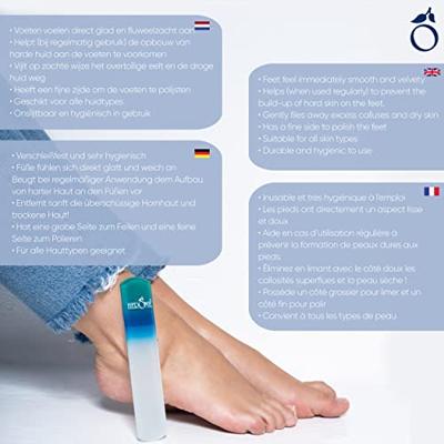 Herome Pedicure file glass 1 Stuks