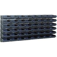 Raaco Wandsysteem Magazijnbakken 2 Panelen + 48 bakjes - 181204 - thumbnail
