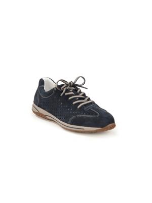 Sneakers Florenz van leer met perforatiemotief Van Gabor Comfort blauw Sneakers Florenz van leer met perforatiemotief Van Gabor Comfort blauw