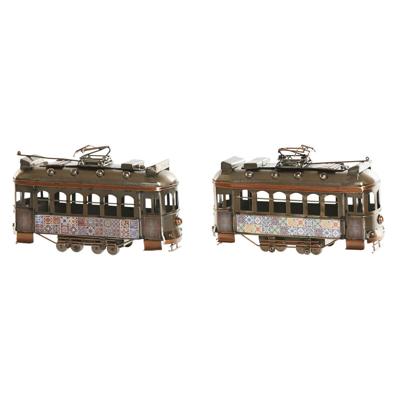 Decoratieve figuren Home ESPRIT Gouden Zilverkleurig Trein Vintage 20 x 7 x 12 cm Decoratieve figuren Home ESPRIT Gouden Zilverkleurig Trein Vintage 20 x 7 x 12 cm