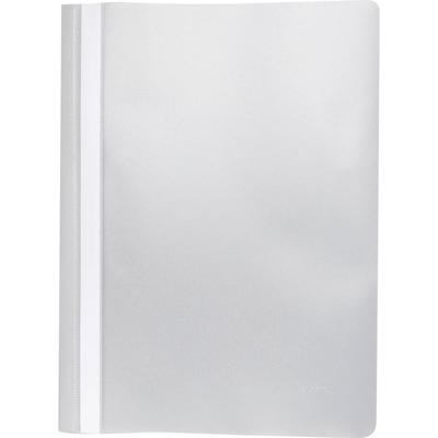 Pergamy snelhechtmap, ft A4, PP, pak van 5 stuks, grijs