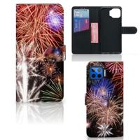 Motorola Moto G 5G Plus | Wallet Case | met Pasjes | Vuurwerk - thumbnail