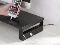 Equip 650881 flat panel bureau steun Vrijstaand Zwart - thumbnail