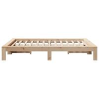 Bedframe zonder matras massief grenenhout 140x190 cm - thumbnail