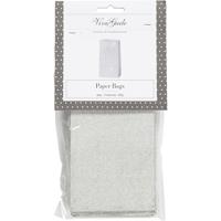 Vivi Gade Papieren zakken, h: 17 cm, afm 6x9 cm, 120 gr, zilver, 8 stuk/ 1 doos - thumbnail
