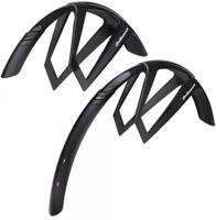 Polisport Spatbordset 28" g-mud 50mm - zwart - thumbnail