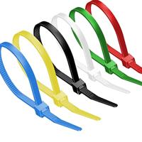 DeLOCK 18627 kabelbinder Nylon Zwart, Blauw, Groen, Rood, Transparant, Geel 100 stuk(s) - thumbnail