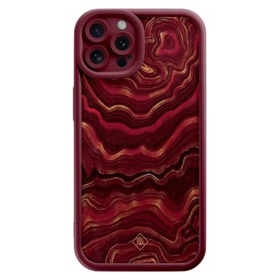iPhone 12 Pro rode case - Agate rood iPhone 12 Pro rode case - Agate rood