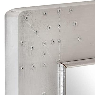 VidaXL Spiegel luchtvaartstijl 80x50 cm metaal