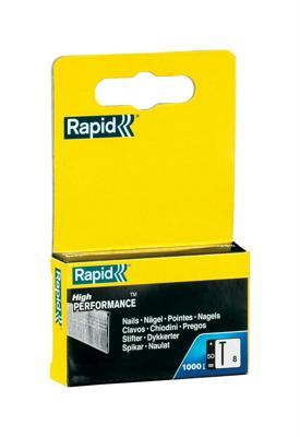 Rapid Nr. 8 brads RVS 50 mm, 1.000 stuks - 40303067 - 40303067