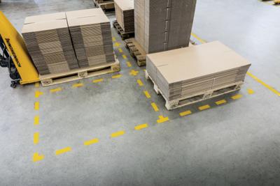 Durable Markering opstellingsplaats | vorm L | zelfklevend signaalgeel | 20 stuks - 170204 170204 - thumbnail