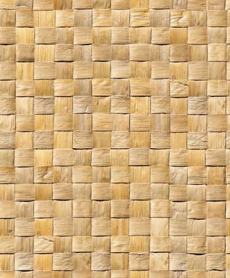 Noordwand Textura Behang met natuurlijk vlechtwerk - 1545739