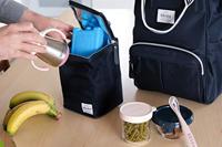 BEABA, Geïsoleerde lunchtas Navy blauw / strepen - thumbnail